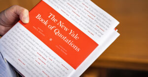 “New Yale Book of Quotations” Published